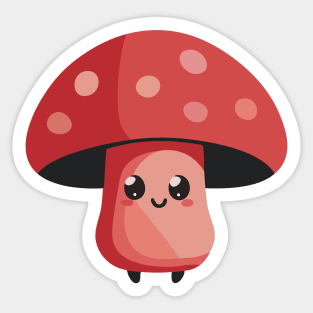 Cute Mushroom Sticker